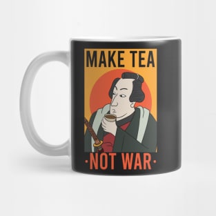 TEA / SAMURAI: Make Tea Not War Gift Mug